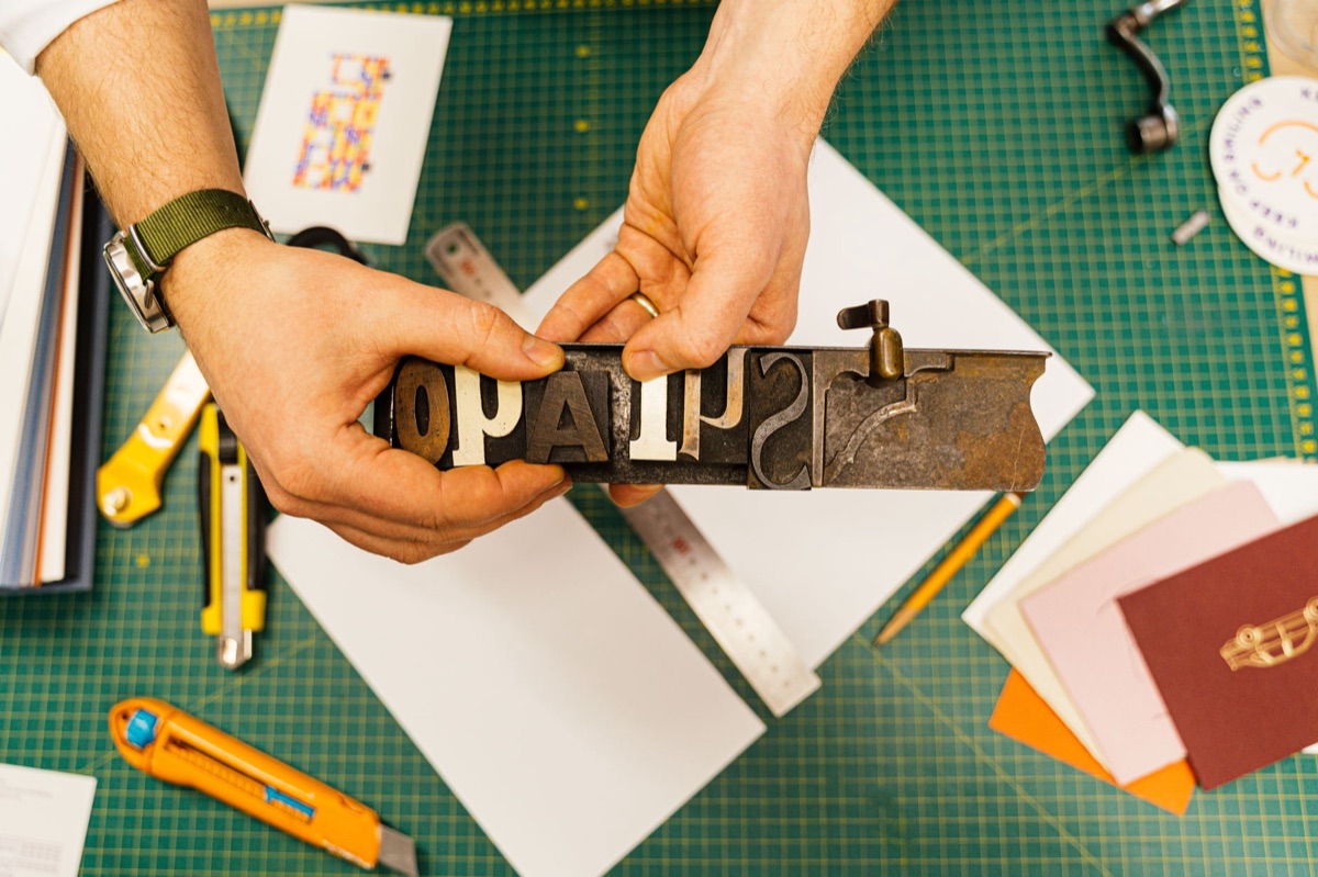Alte Druckpresse