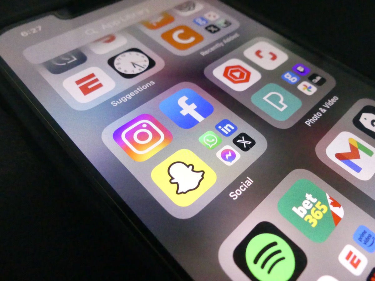 interfaz de plataforma de redes sociales